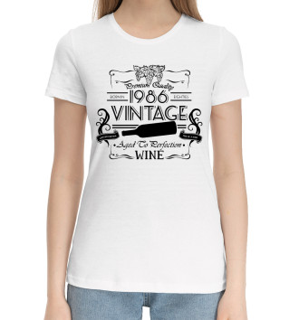 Хлопковая футболка Vintage