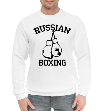 Хлопковый свитшот RUSSIAN BOXING