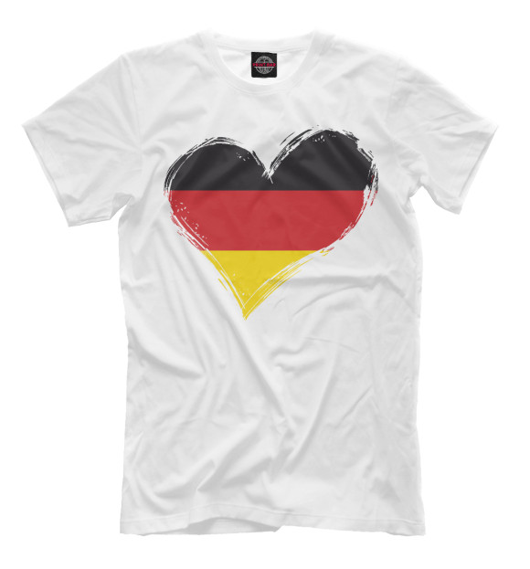 Футболка Сердце Германии (флаг) для мальчиков 