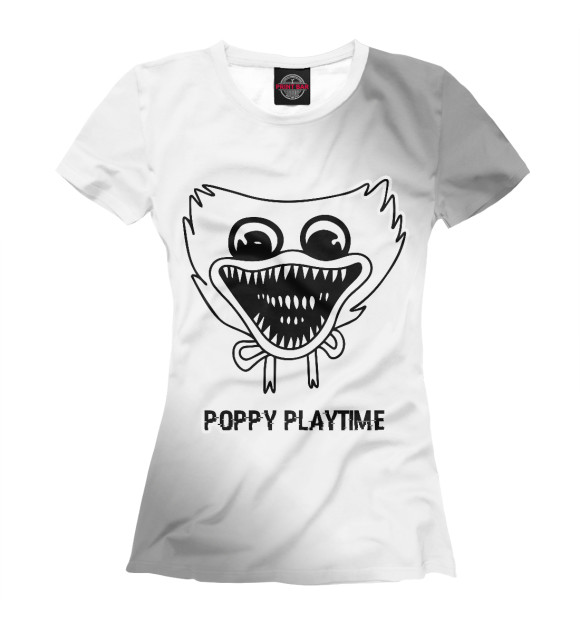 Футболка Poppy Playtime Glitch Black для девочек 