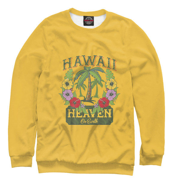Свитшот Hawaii - heaven on earth для мальчиков 