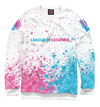 Свитшот для девочек League of Legends Neon Gradient (splash)