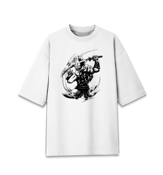 Хлопковая футболка оверсайз Juggernaut