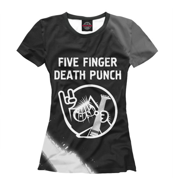Футболка Five Finger Death Punch / Кот для девочек 