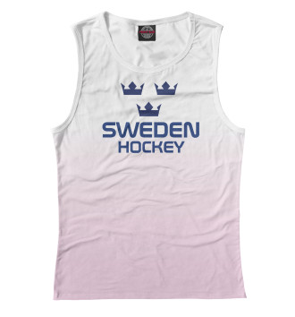 Майка для девочек Sweden Hockey