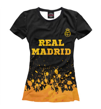 Футболка для девочек Real Madrid Gold Gradient