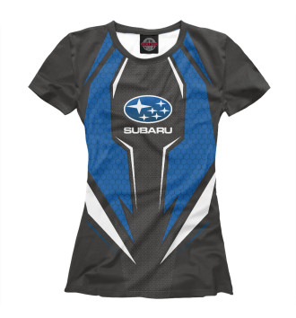 Женская Футболка Subaru Driver team