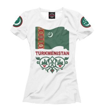 Футболка для девочек Туркмения