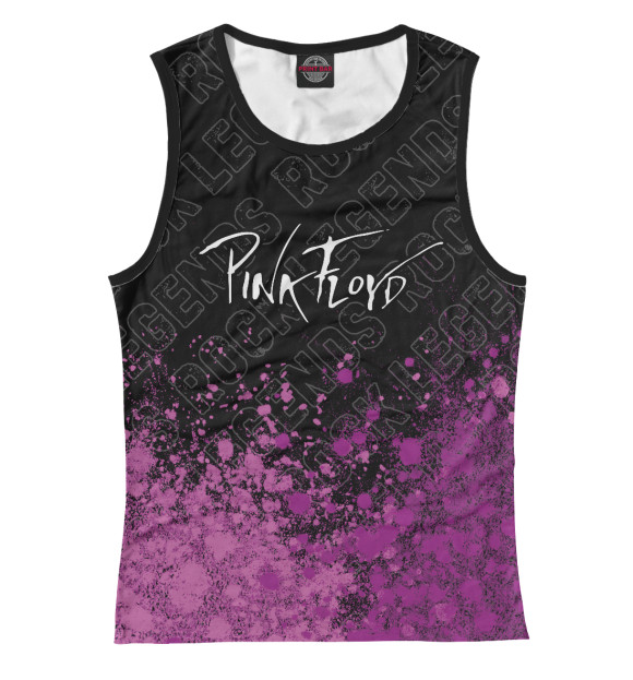 Майка Pink Floyd Rock Legends (purple splash) для девочек 
