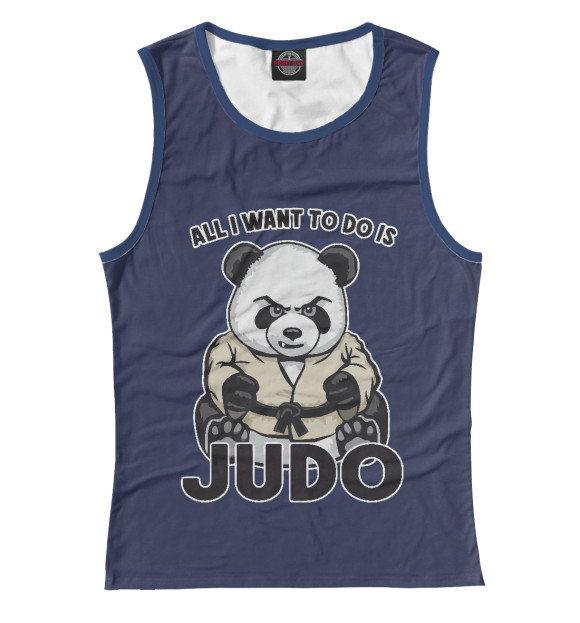 Женская Майка Judo Panda