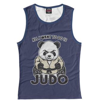 Майка для девочек Judo Panda