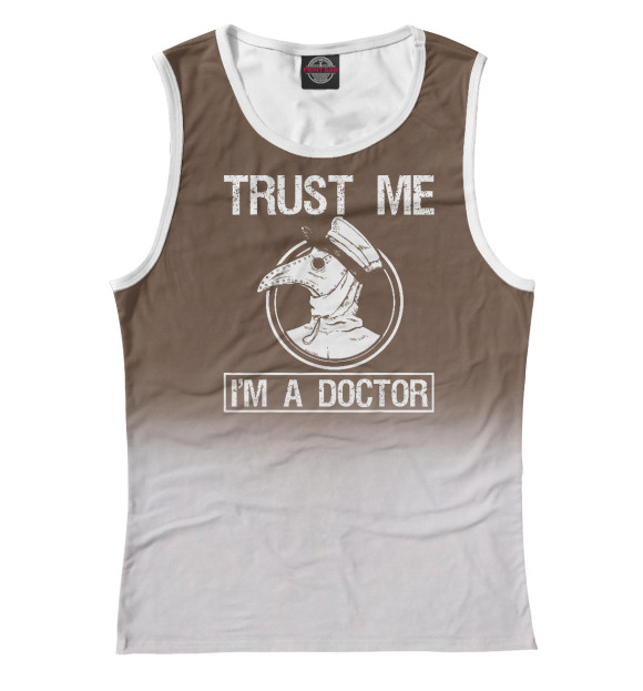 Майка Trust Me I'm A Doctor для девочек 
