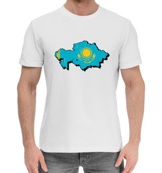 Хлопковая футболка Казахстан