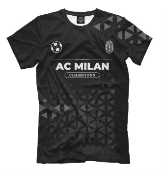 Мужская Футболка AC Milan Форма Champions