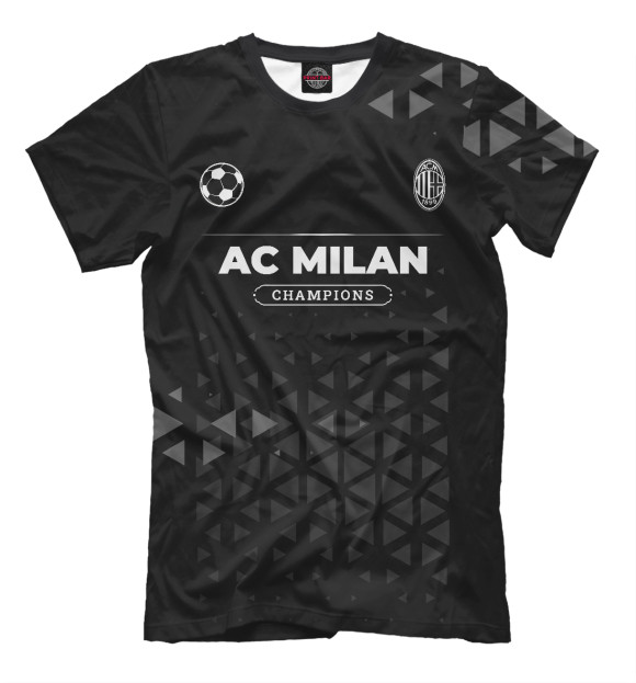 Футболка AC Milan Форма Champions для мальчиков 