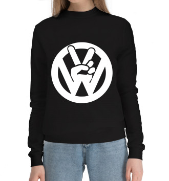 Женский Хлопковый свитшот Volkswagen