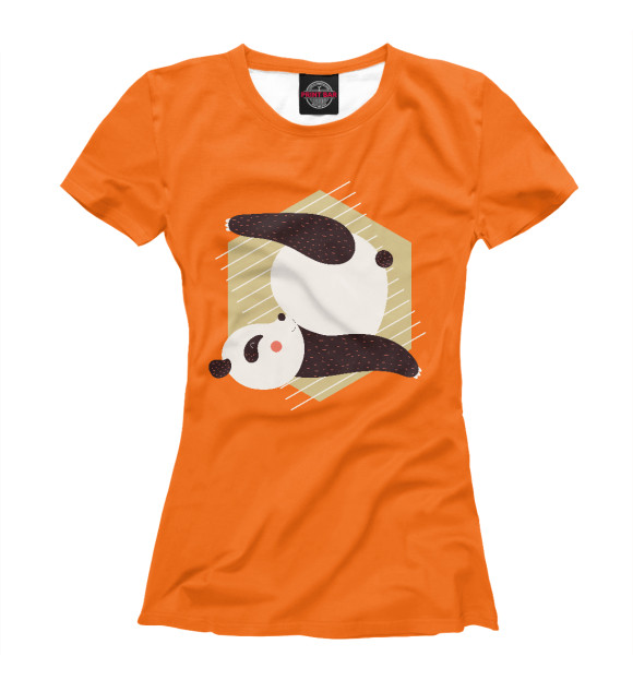 Футболка Йога панда для девочек 