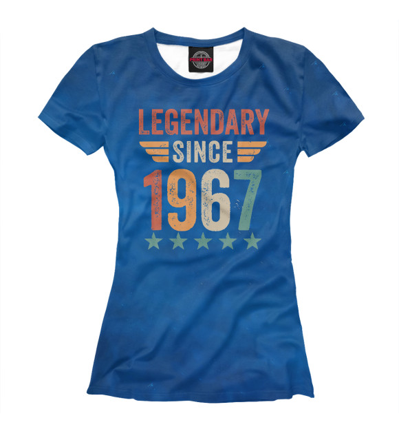 Футболка Legendary Since 1967 для девочек 