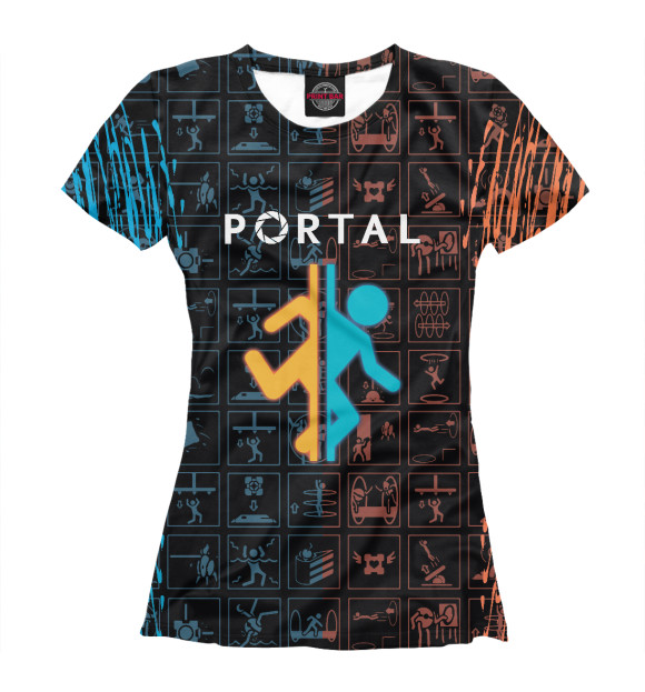 Футболка Portal для девочек 