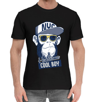 Мужская Хлопковая футболка Cool Boy (Красавчик)