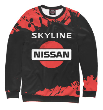 Свитшот для девочек Nissan Skyline - Брызги