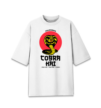 Хлопковая футболка оверсайз Cobra Kai