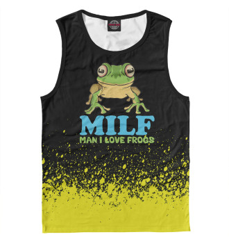 Майка для мальчиков MILF Man I Love Frogs