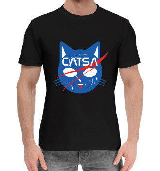 Хлопковая футболка Catsa
