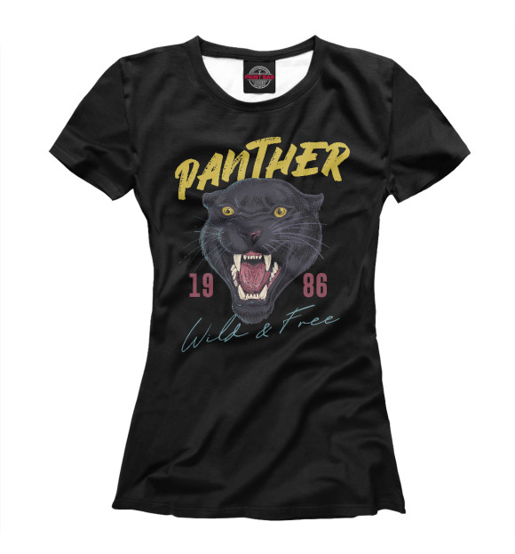 Футболка Пантера для девочек 