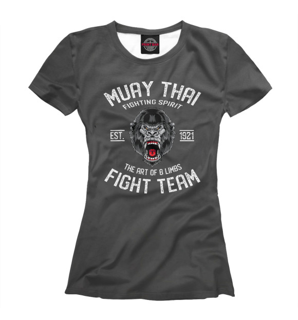 Футболка Muay Thai Fight Gorilla для девочек 