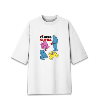 Хлопковая футболка оверсайз Camera Sutra