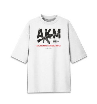 Хлопковая футболка оверсайз Автомат Калашникова (АКМ)