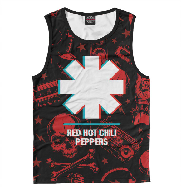 Майка Red Hot Chili Peppers Rock Glitch для мальчиков 