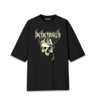 Хлопковая футболка оверсайз Behemoth