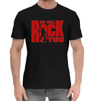 Хлопковая футболка We Will Rock You