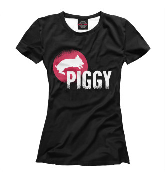 Футболка для девочек Piggy