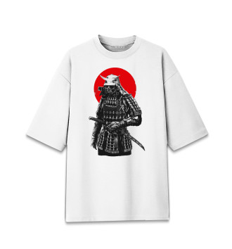 Хлопковая футболка оверсайз Мертвый самурай