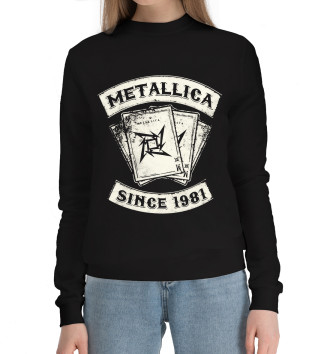 Хлопковый свитшот Metallica