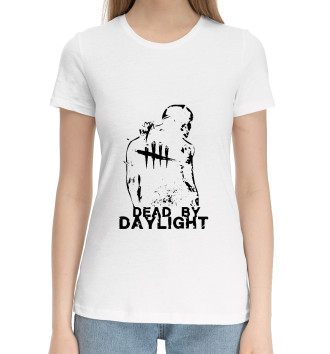 Женская Хлопковая футболка Dead by Daylight