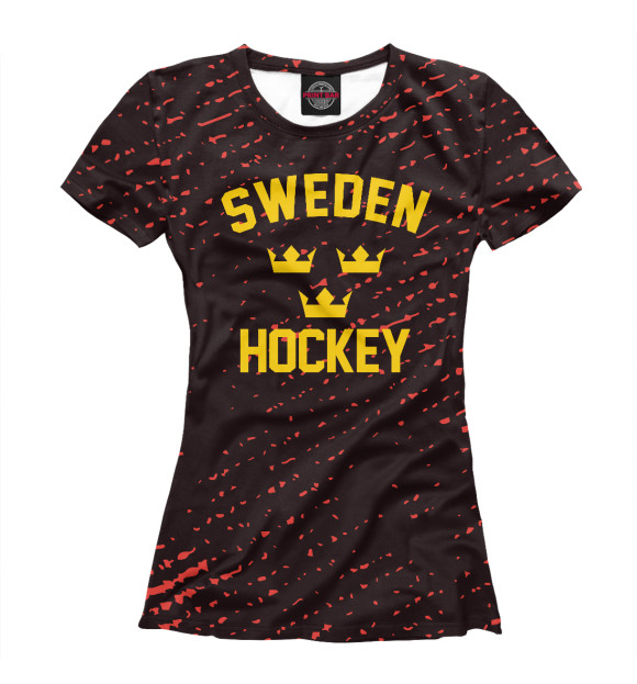 Футболка Sweden hockey для девочек 