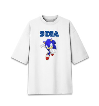 Хлопковая футболка оверсайз Соник Sega