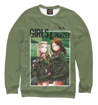 Свитшот для девочек Девушки и танки