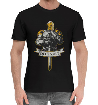 Мужская Хлопковая футболка Deus Vult