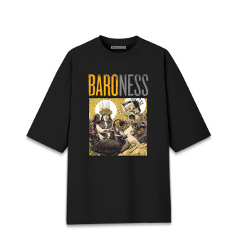 Хлопковая футболка оверсайз Baroness