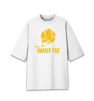 Мужская Хлопковая футболка оверсайз Join the... Vault-tec