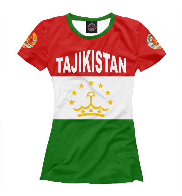 Футболка Tajikistan для девочек 