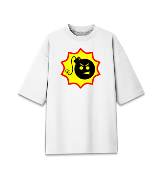 Хлопковая футболка оверсайз Serious Sam