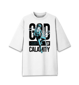 Хлопковая футболка оверсайз Бездомный бог