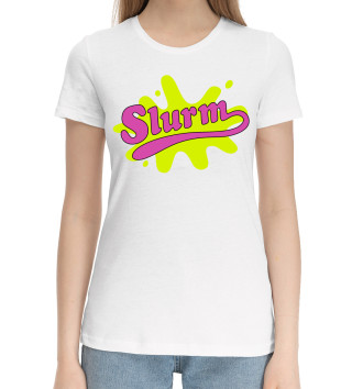 Хлопковая футболка Slurm