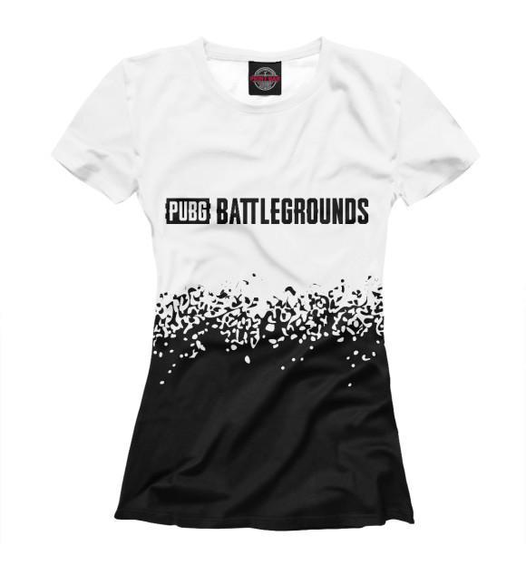 Футболка PUBG: Battlegrounds - Paint для девочек 